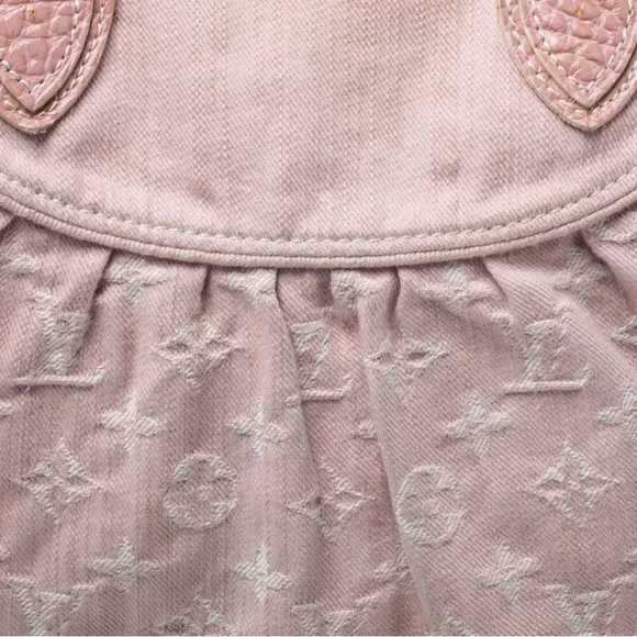 Louis Vuitton Pink Monogram Denim Neo Cabby MM Bag - Picture 3 of 8